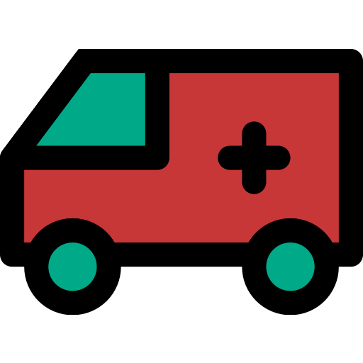 Ambulance, care, corona virus, emergency, hospital, medical, sick icon